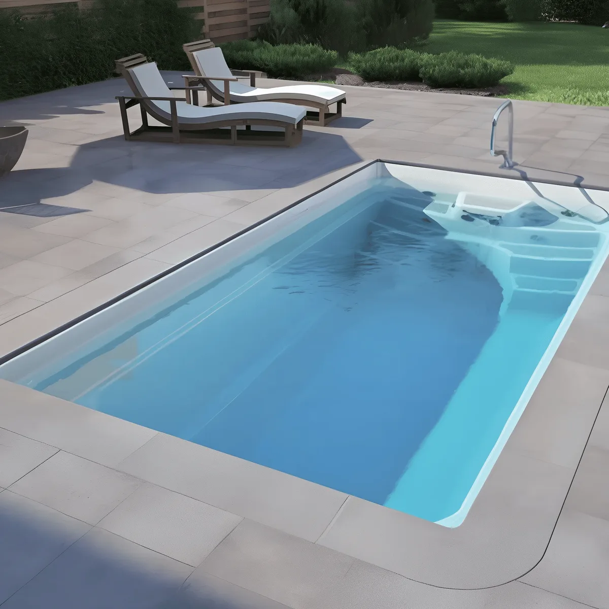 Композитный бассейн Laguna 5 — вид сверху в Иваново